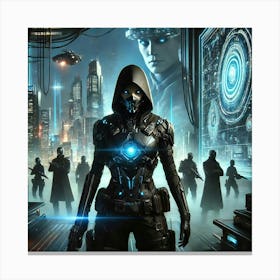 Zoya Nightshade Episode1 Vanguards Shadow Canvas Print