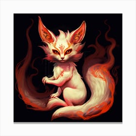 Fire Fox Canvas Print