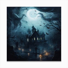 Haunted House Canvas Print