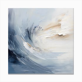 AI Mystic Azure Melody Canvas Print