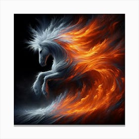 Fire Horse 1 Canvas Print