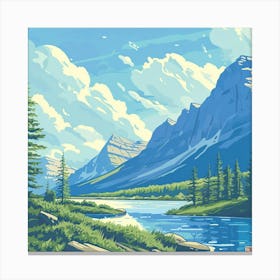 Mountain Lake Canvas Print