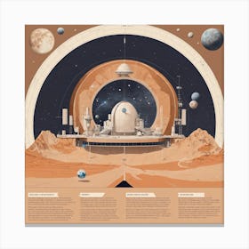 Mars Exploration Poster Canvas Print