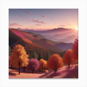 Autumn Landscape 1 Canvas Print