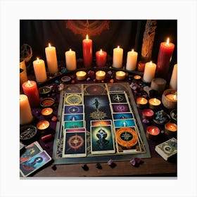 Tarot Cards Canvas Print