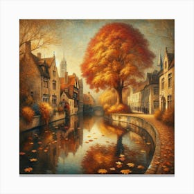 Autumn In Belgium Canvas Print