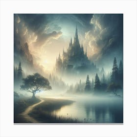 Fantasy Castle - Fantasy Stock Videos & Royalty-Free Footage Canvas Print
