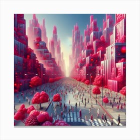 City Of Berries Canvas Print