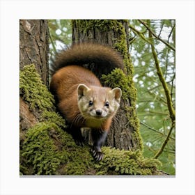 Weasel 1 Canvas Print