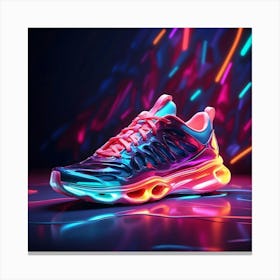 Neon Sneakers 2 Canvas Print