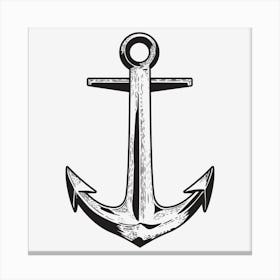 Anchor Sea Nautical Symbol Logo Canvas Print