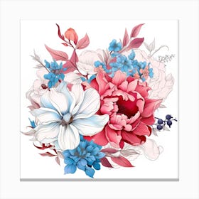 Floral Bouquet 6 Canvas Print