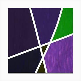 Randy - Green Violet Canvas Print