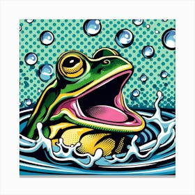 Pop Frog 1 Canvas Print