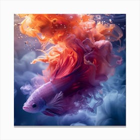 Betta Fish Canvas Print