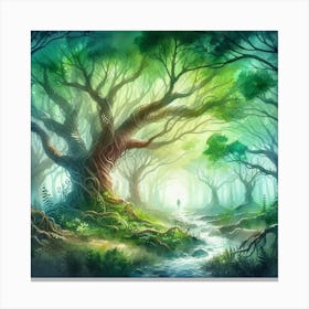 Fantasy Forest Canvas Print