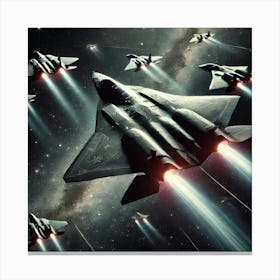 Infiltration Squadron Raven Class Canvas Print