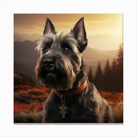 Scottish Terrier 1 Canvas Print