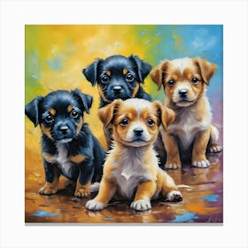 Chihuahua Puppies 1 Canvas Print