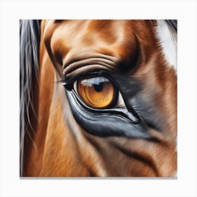 Eye Of A Horse 54 Canvas Print