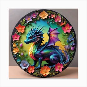 Baby Dragon Canvas Print