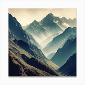 Mountain Landscape Canvas Print