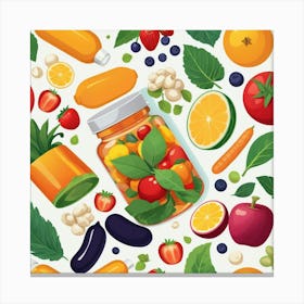 Default Vitamin Art 0 Canvas Print