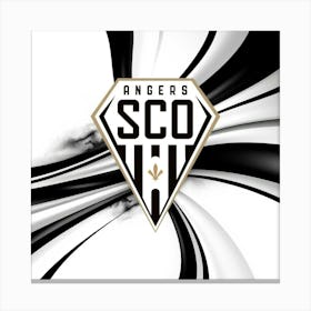 Angers SCO Logo Wall Arts 9 Canvas Print