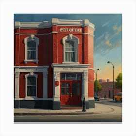 Post Office Canvas Print