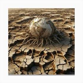 Earth In The Desert 5 Canvas Print