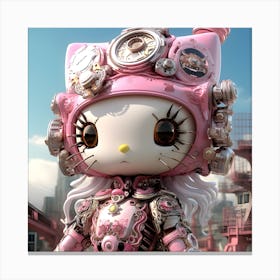 Hello Kitty Steampunk Collection By Csaba Fikker 31 Canvas Print