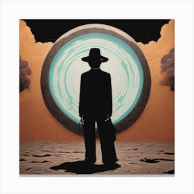 Man In The Hat Canvas Print