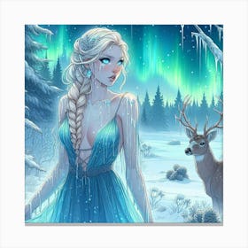 Frozen Elsa Canvas Print