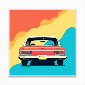 Retro Car Canvas Print