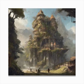 Fantasy Castle 59 Canvas Print