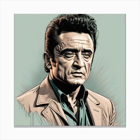 Johnny Cash Country Canvas Print