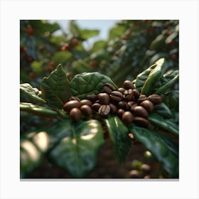 Coffee Beans 157 Canvas Print