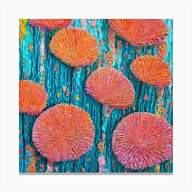 Abstract Flower Painting 1 Canvas Print