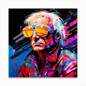 'The Man In The Glasses' Canvas Print