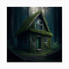 Abandoned Cabin In The Woods Canvas Print