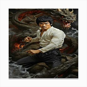 Bruce Lee Canvas Print