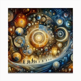 Spaceships Canvas Print