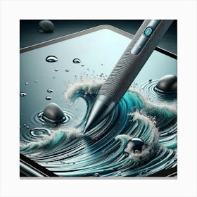 A High Tech Wavetouch Stylus Designed For Precise Canvas Print