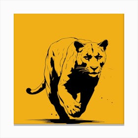 Fast Puma Canvas Print