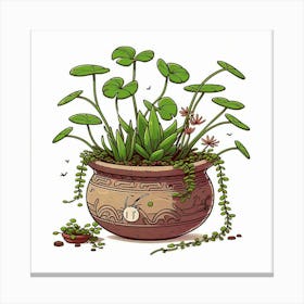 Potted Plants 4 Canvas Print