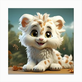 Cute Kitten 6 Canvas Print