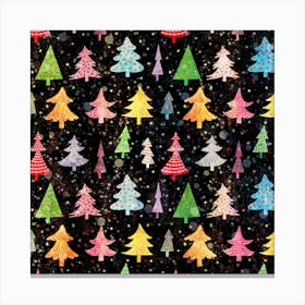 Fun Christmas Trees Adoxali Canvas Print