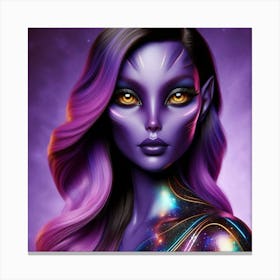 Alien woman 1 Canvas Print