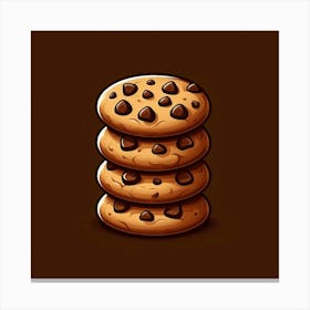 Chocolate Chip Cookies 3 Canvas Print