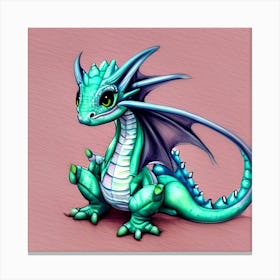 Baby Dragon Canvas Print